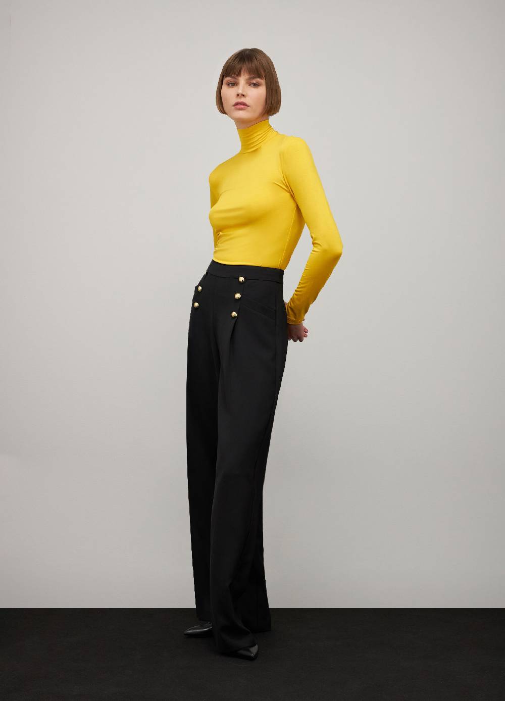 LES COPAINSTop dolcevita a maniche lunghe