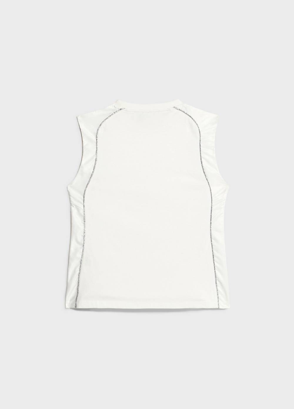 LES COPAINSTop In Cotone Con Dettaglio Glitter