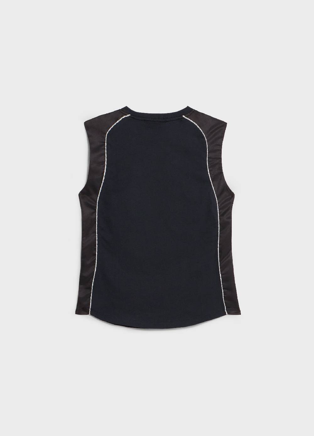 LES COPAINSTop In Cotone Con Dettaglio Glitter