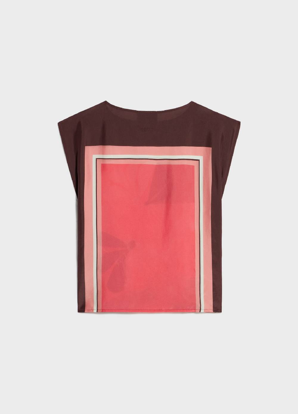 LES COPAINSTop In Seta Stampata