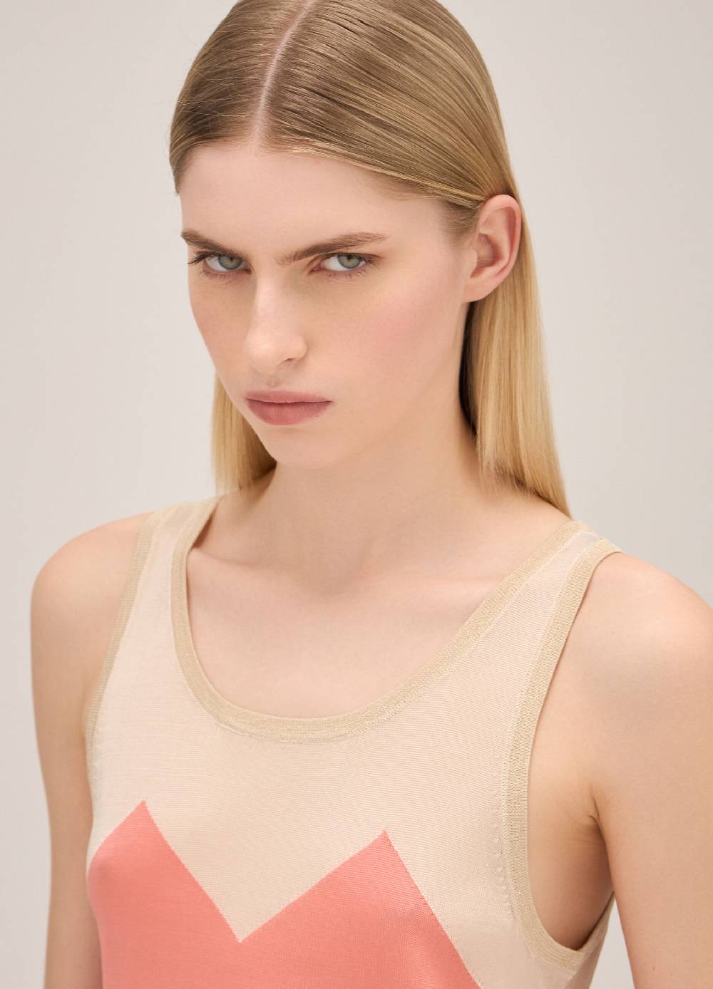 LES COPAINSTop In Viscosa Stampata