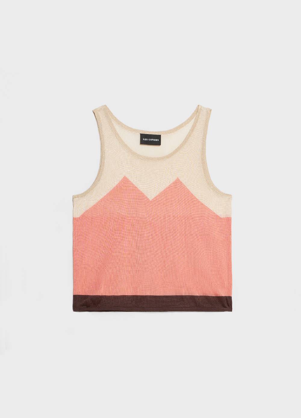 LES COPAINSTop In Viscosa Stampata