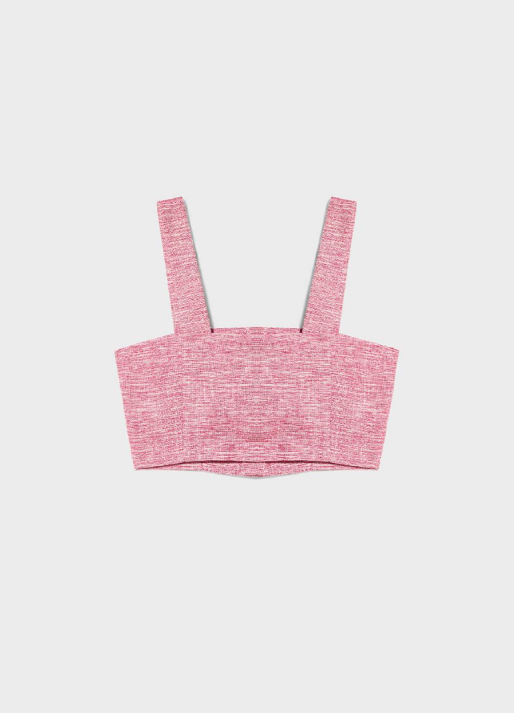 LES COPAINSTop Misto Cotone Effetto Tweed