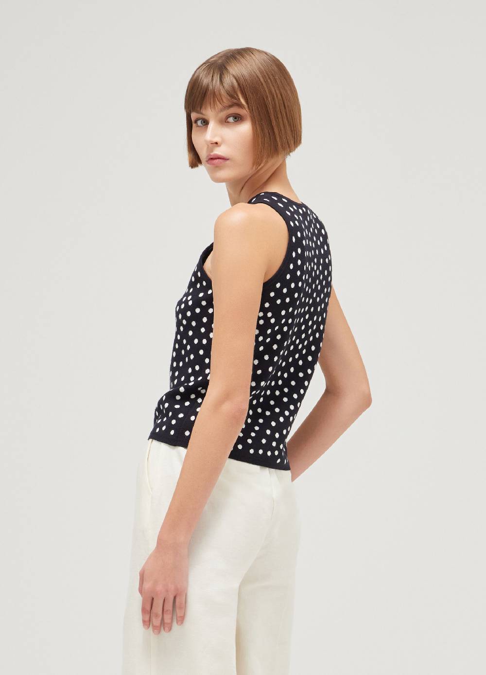 LES COPAINSTop Smanicato A Pois