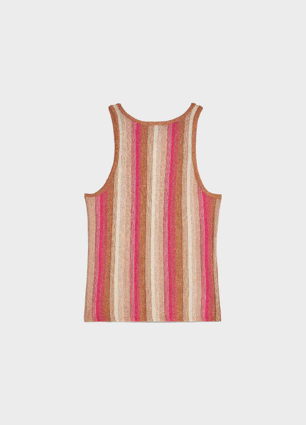 LES COPAINSTop Smanicato A Righe