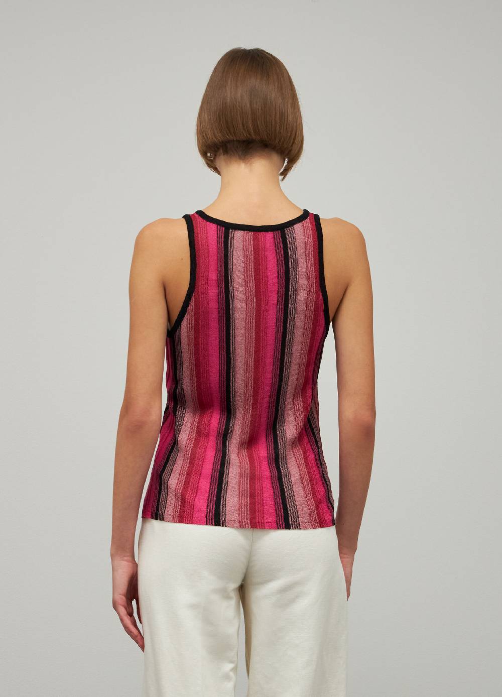 LES COPAINSTop Smanicato A Righe