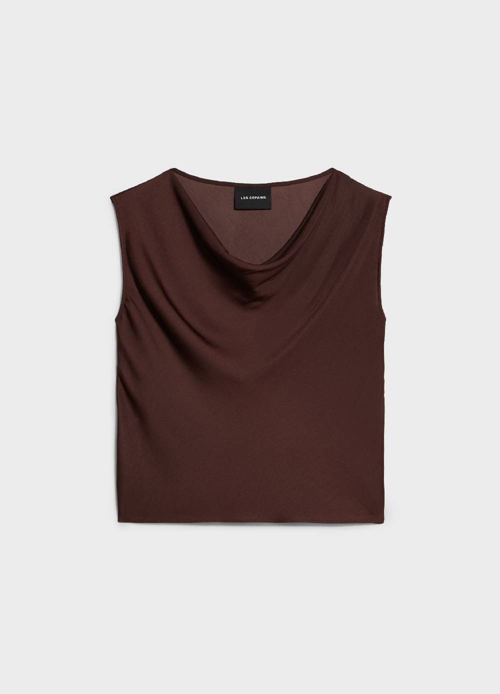 LES COPAINSTop Smanicato Con Drappeggio