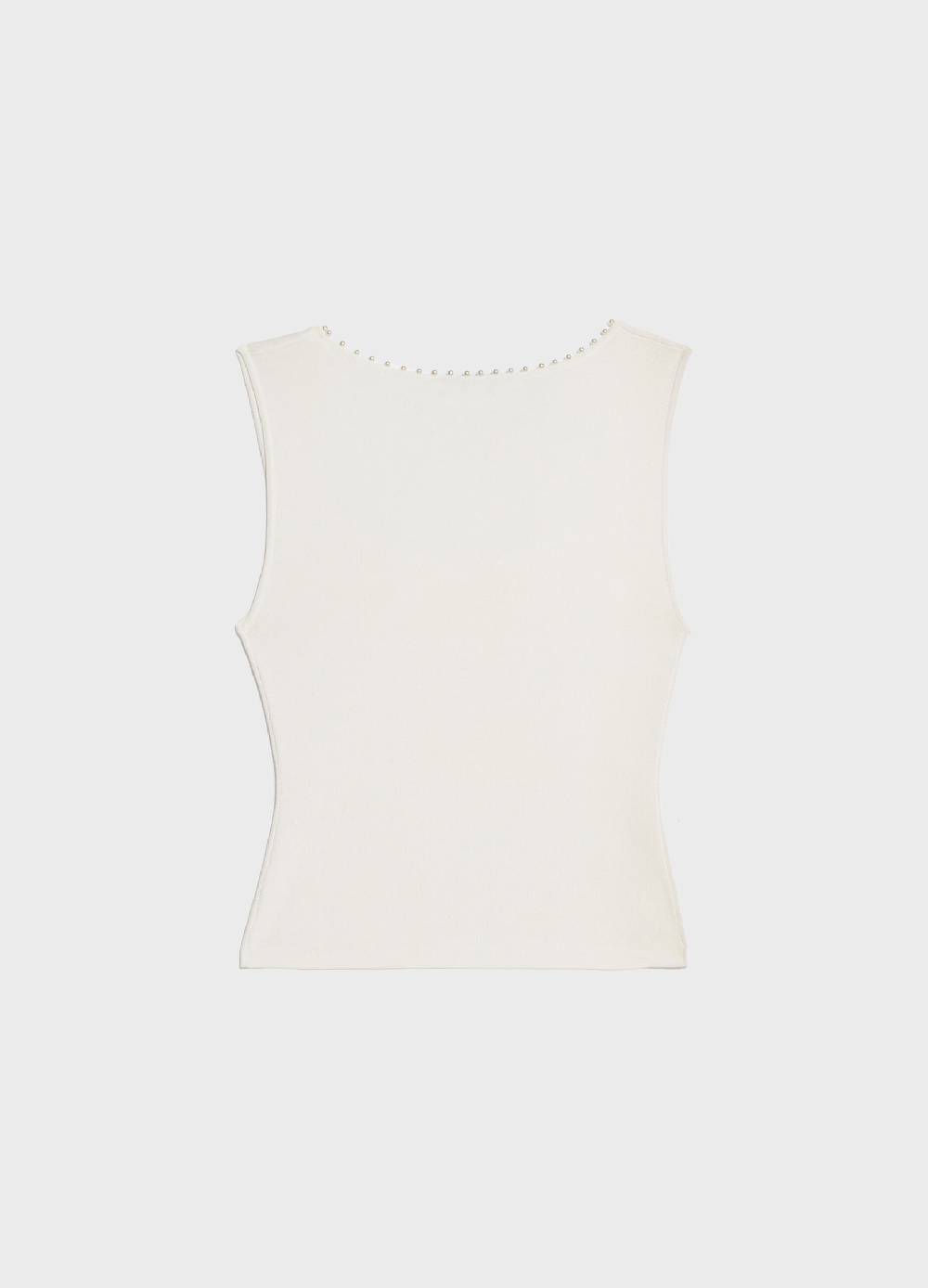 LES COPAINSTop Smanicato Con Scollo