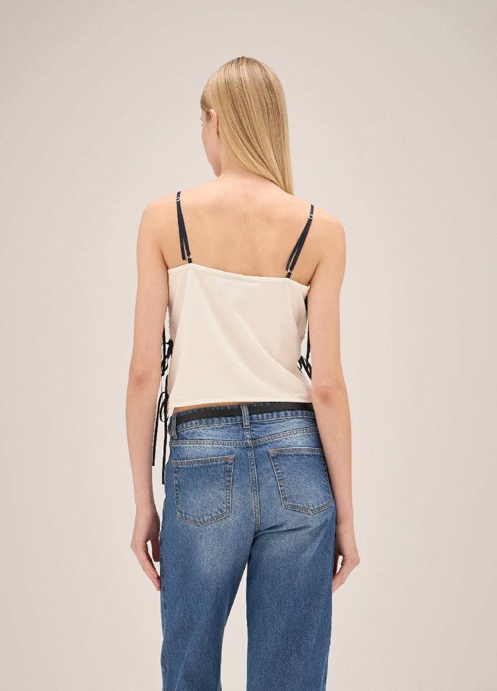 LES COPAINSTop Traforato Con Spalline