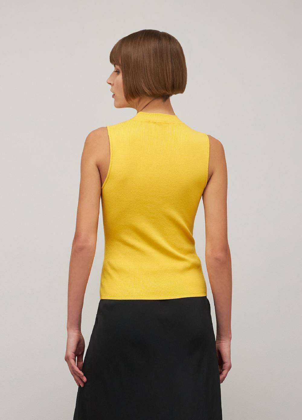 LES COPAINSTop Tricot Collo Alto In Misto Viscosa