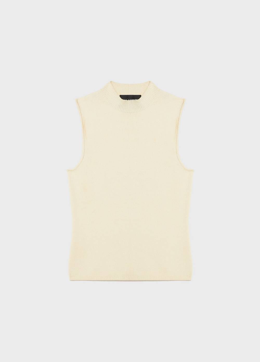 LES COPAINSTop Tricot Collo Alto In Misto Viscosa