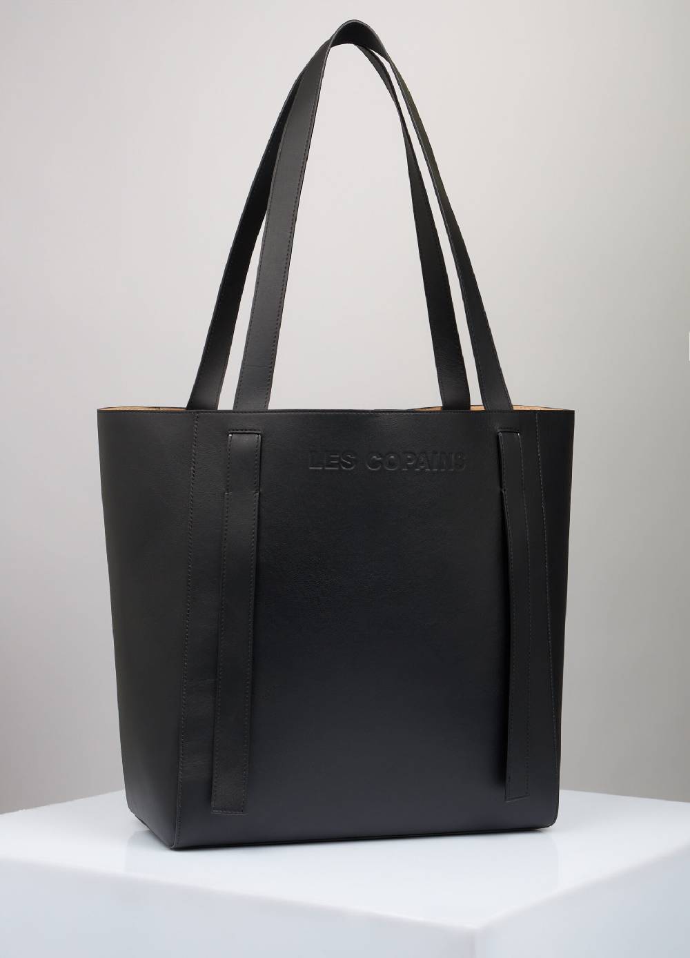 LES COPAINSTote Bag In Vera Pelle