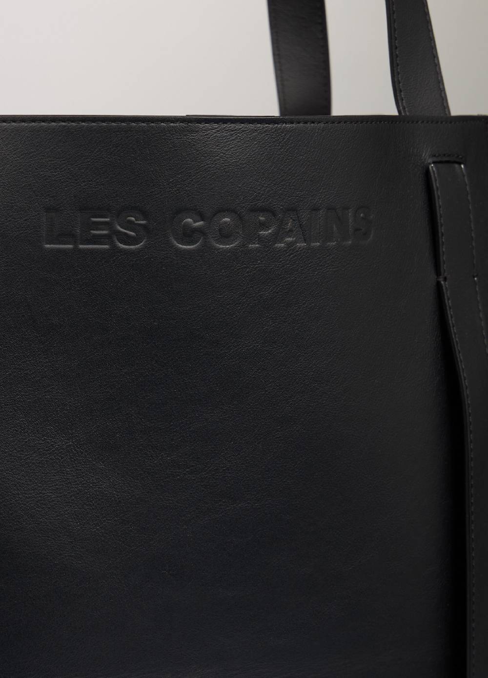 LES COPAINSTote Bag In Vera Pelle