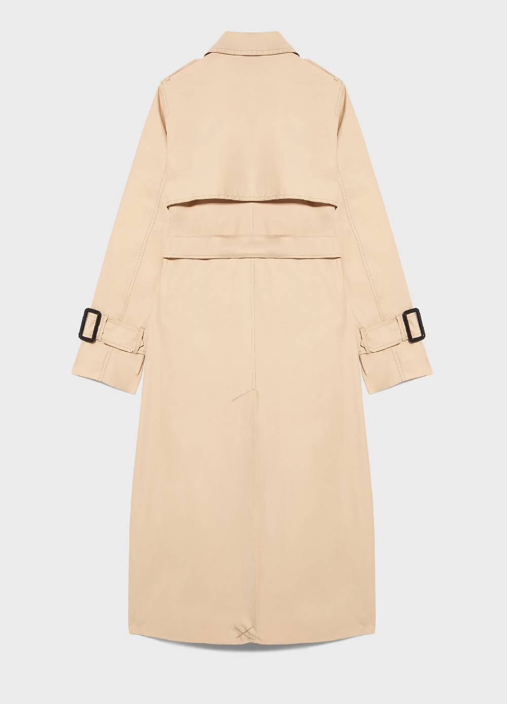 LES COPAINSTrench Coat In Misto Cotone