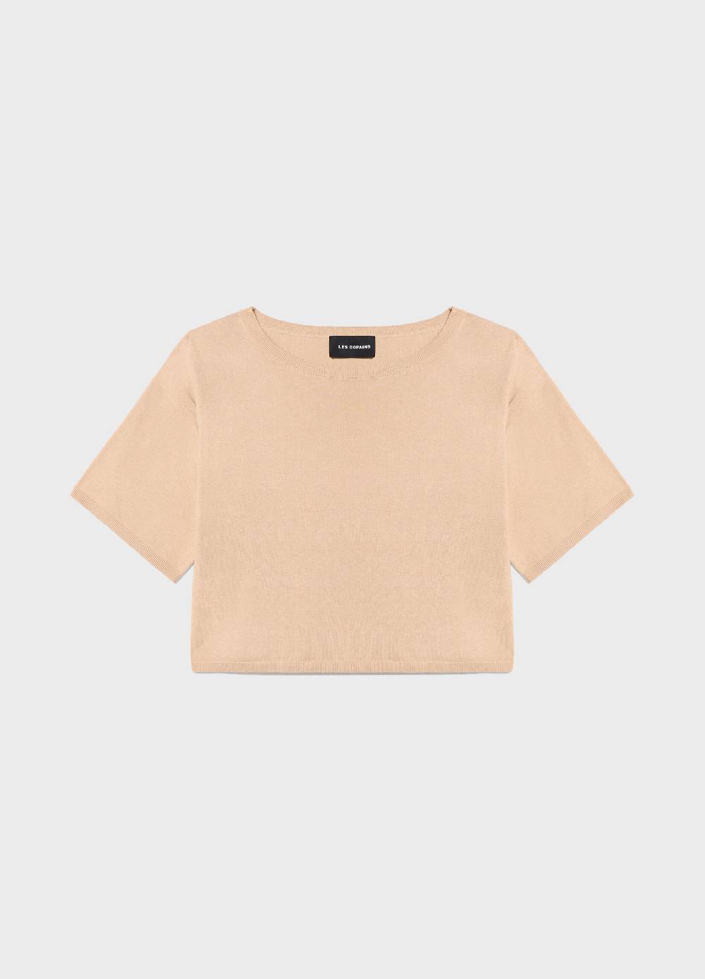 LES COPAINSMaglia Tricot A Maniche Corte In Seta E Cotone