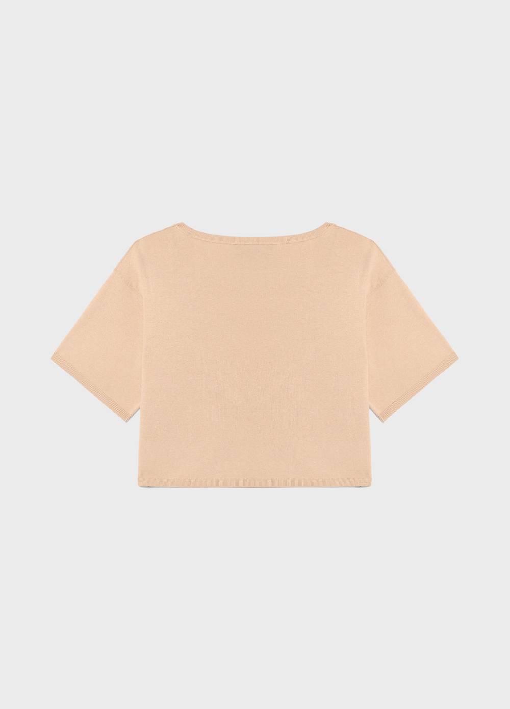 LES COPAINSMaglia Tricot A Maniche Corte In Seta E Cotone