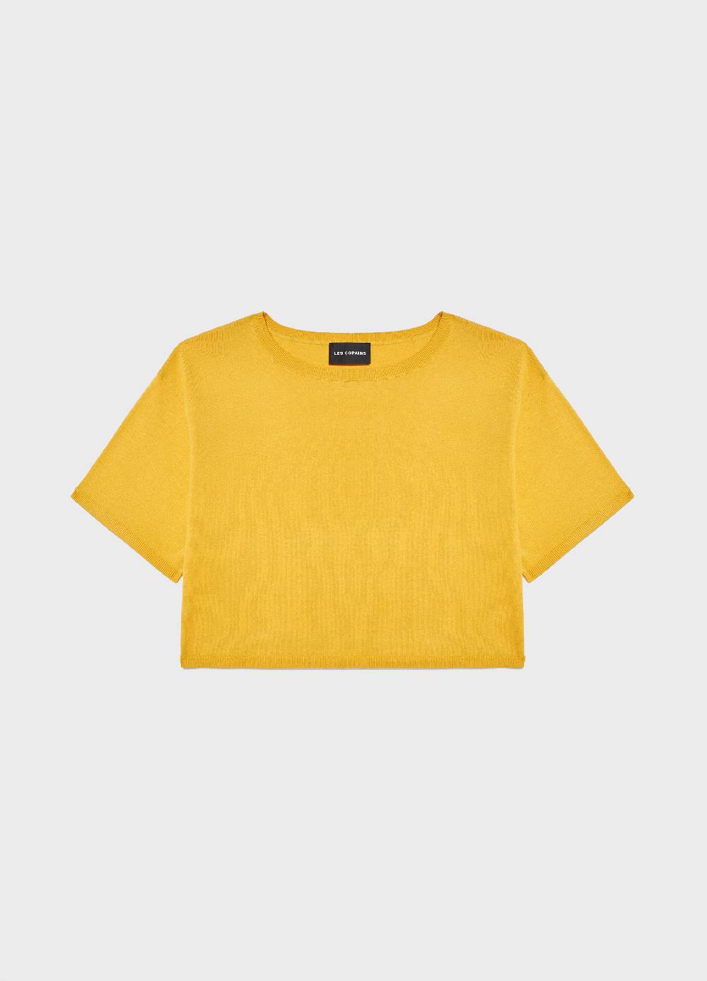 LES COPAINSMaglia Tricot A Maniche Corte In Seta E Cotone