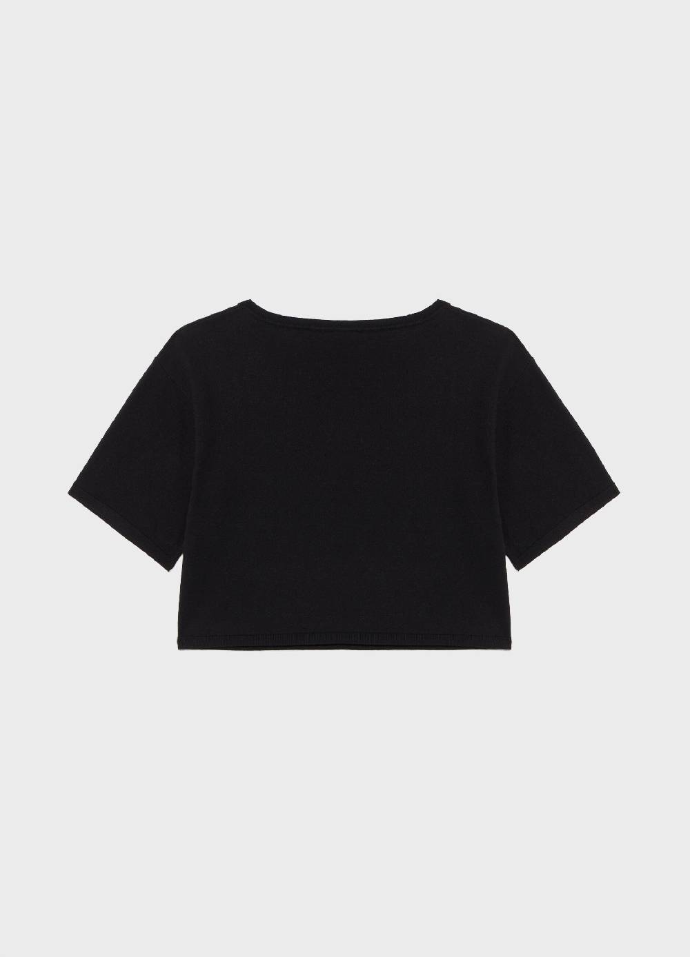 LES COPAINSMaglia Tricot A Maniche Corte In Seta E Cotone