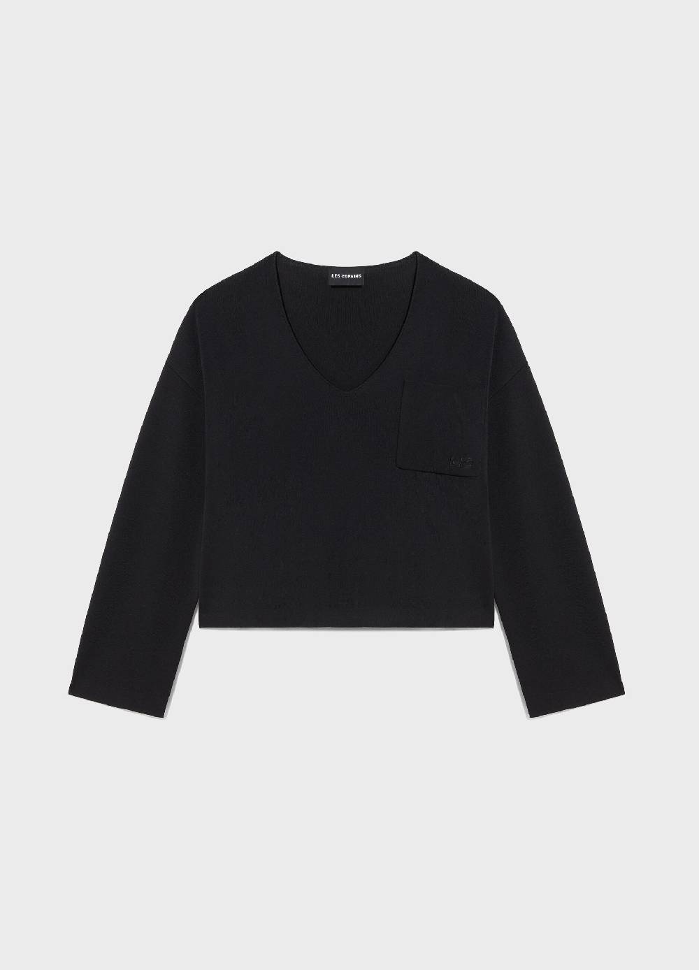 LES COPAINSMaglia Tricot Con Scollo A V In Misto Viscosa