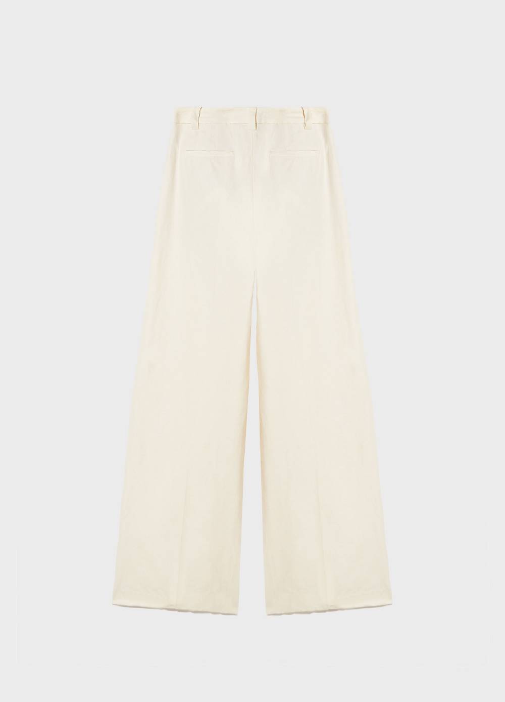 LES COPAINSPantaloni Palazzo In Lino Cotone E Viscosa