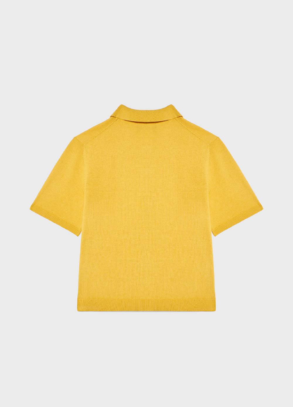 LES COPAINSPolo Tricot A Maniche Corte In Cotone E Seta