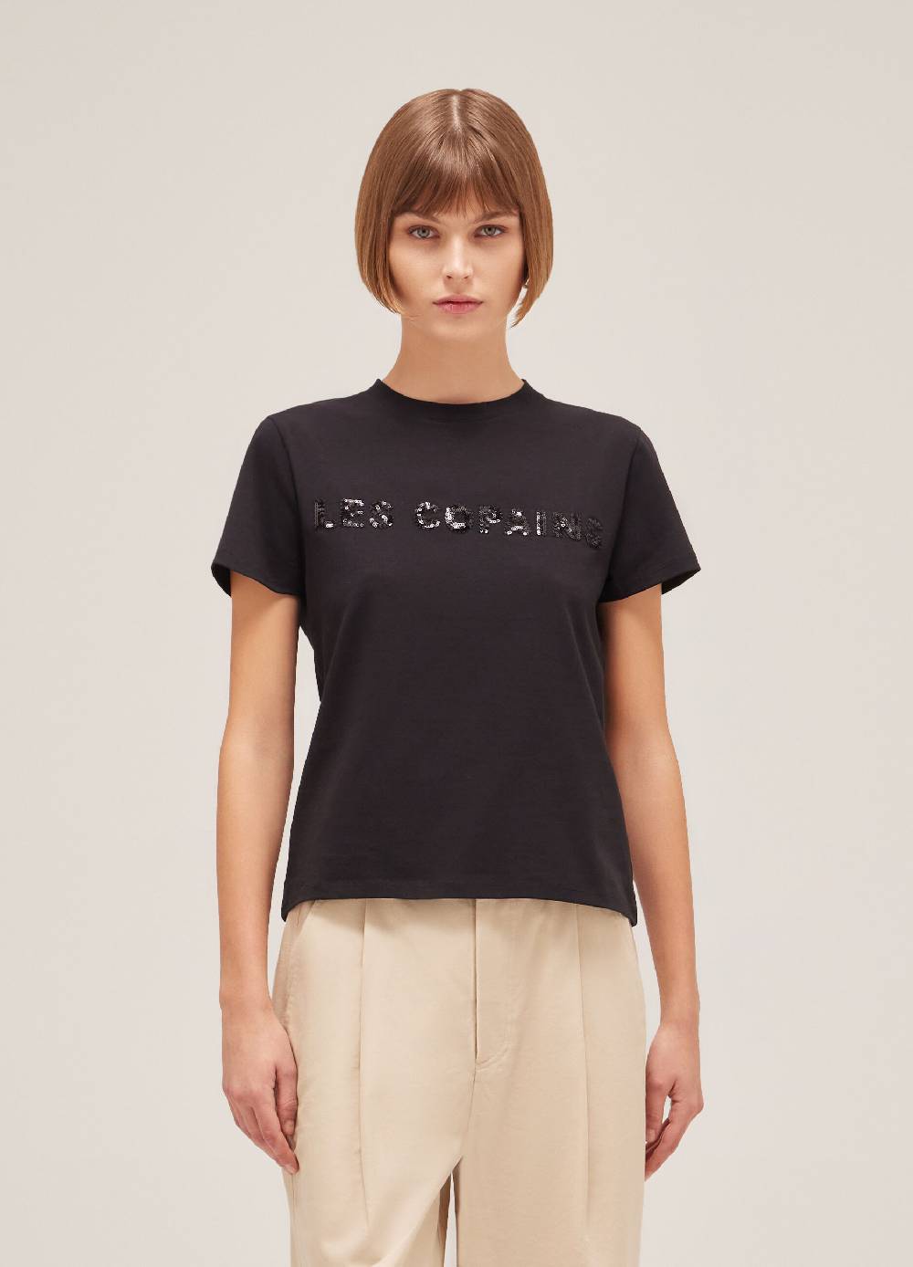 LES COPAINST-shirt A Mezza Manica In Cotone Stretch