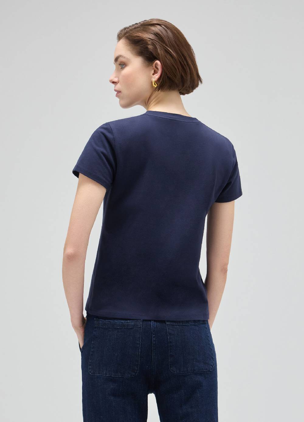 LES COPAINST-shirt A Mezza Manica In Cotone Stretch