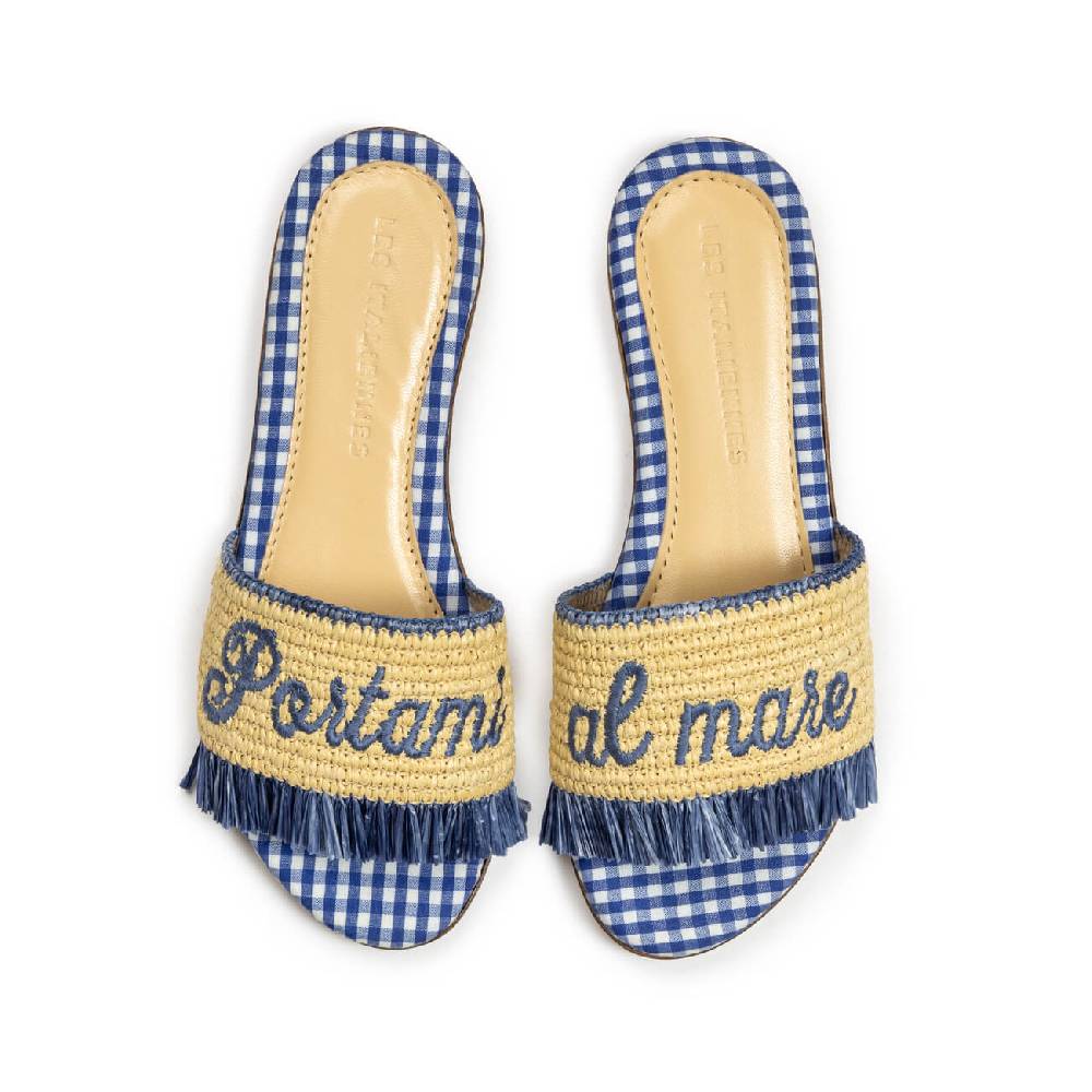 Les Italiennes Portami al Mare – Blu/Beige Vichy