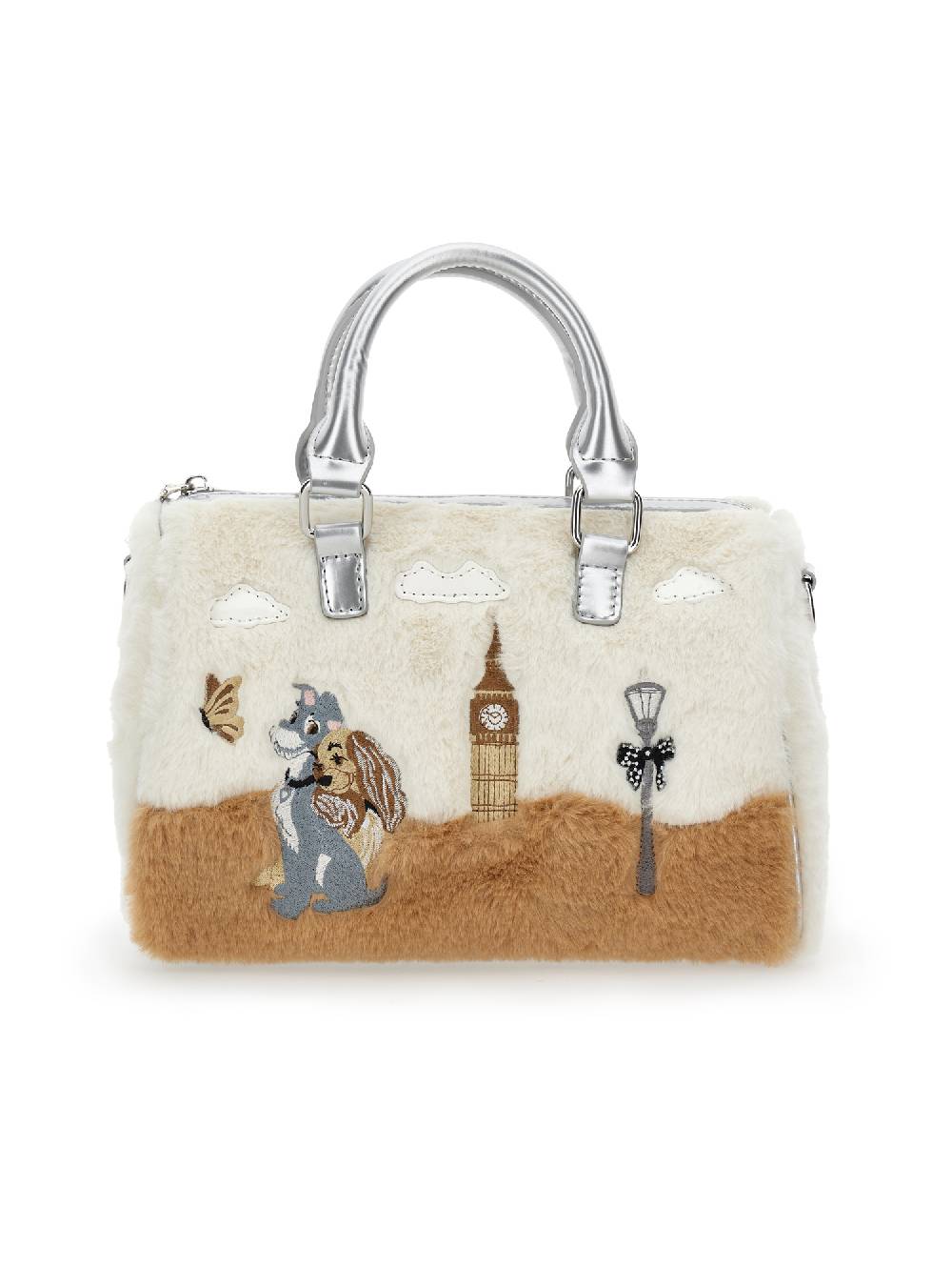 Monnalisa Borsa bauletto peluche Lilli e il Vagabondo