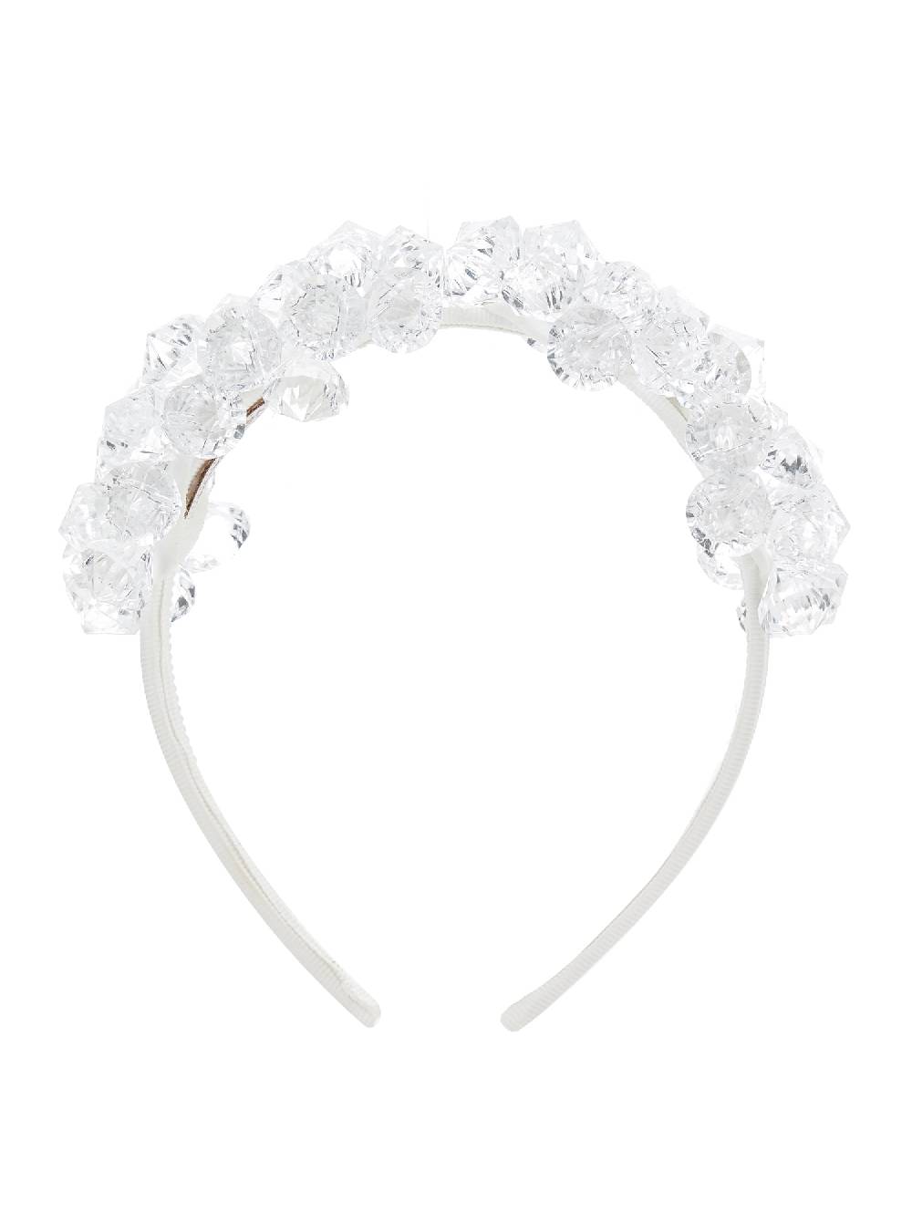 Monnalisa Cerchietto per capelli con castoni e perle