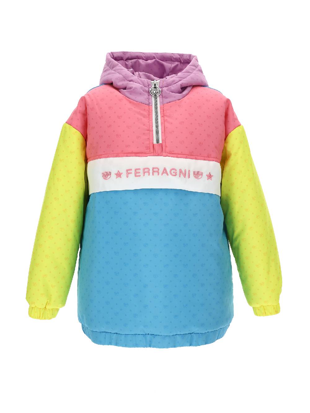 Monnalisa Giacca a vento tessuto tecnico logo Eyestar