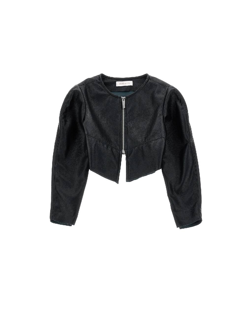 Monnalisa Giacchino modello spencer tessuto spalmato