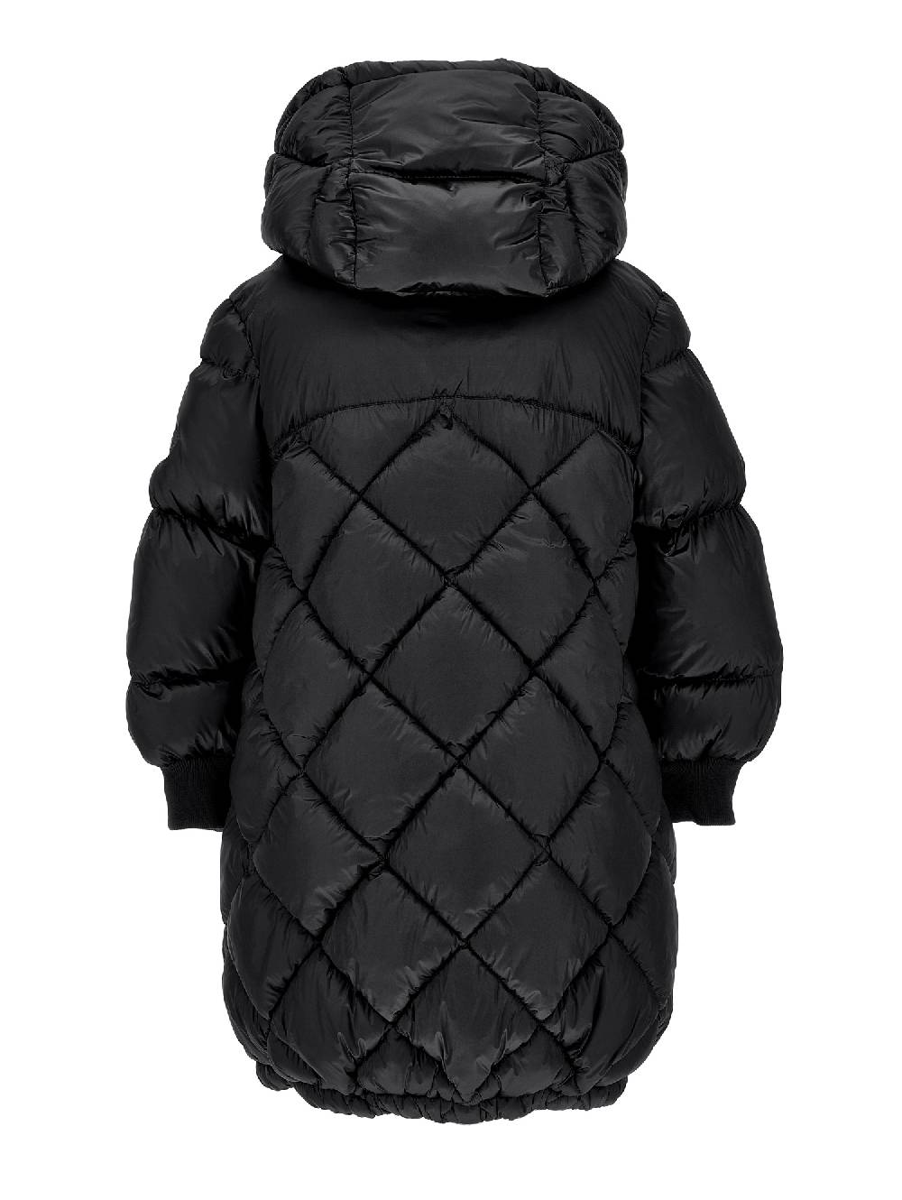 Monnalisa Giaccone Lungo Imbottito Effetto Satinato