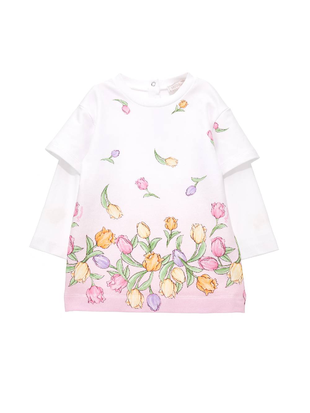 Monnalisa Abitino felpa doppia manica