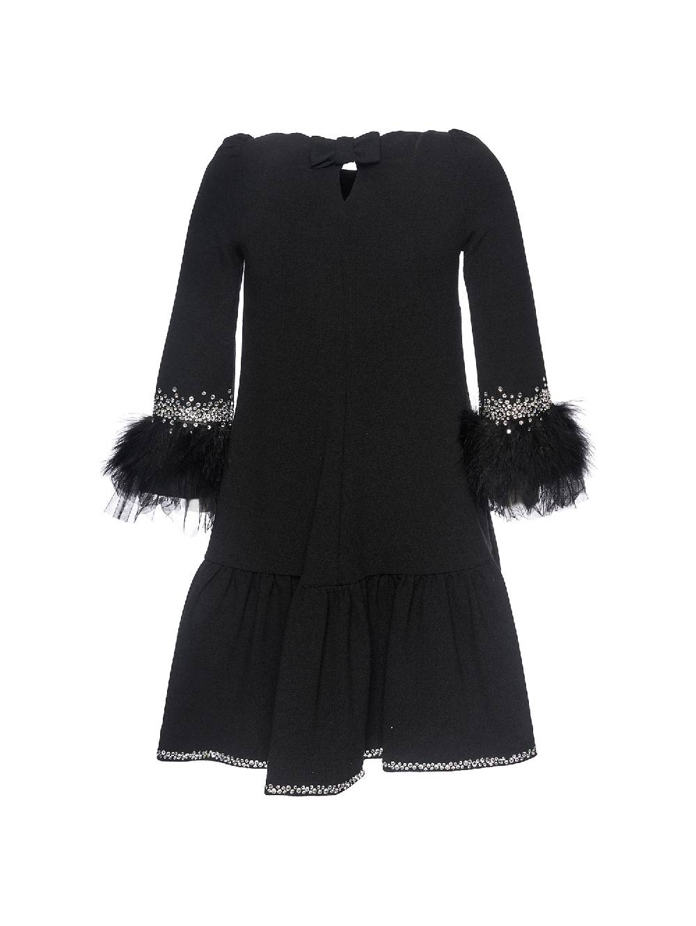 Monnalisa Abito A Trapezio Crêpe