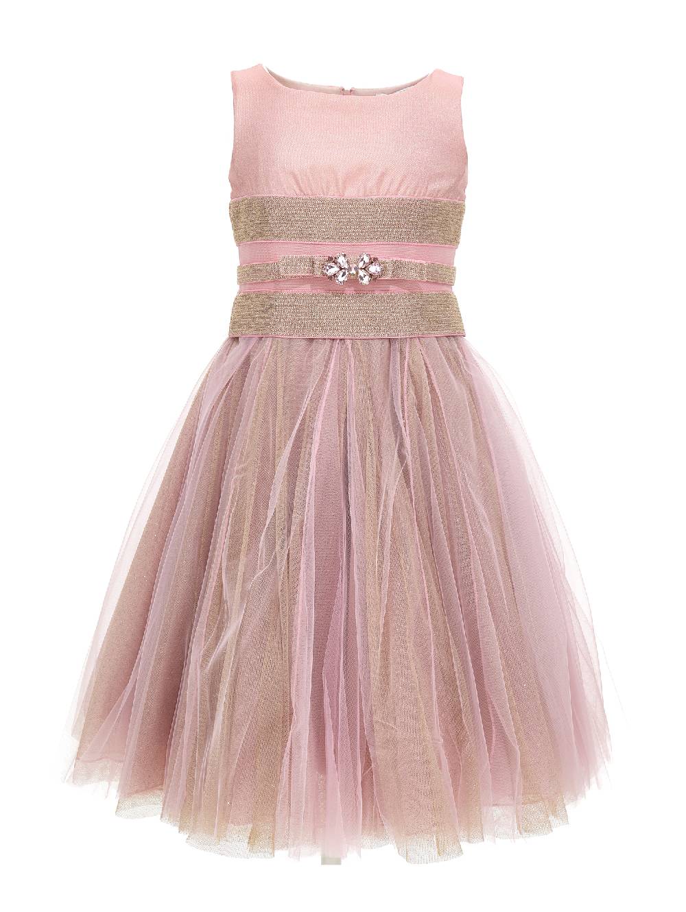 Monnalisa Abito Aniska gold