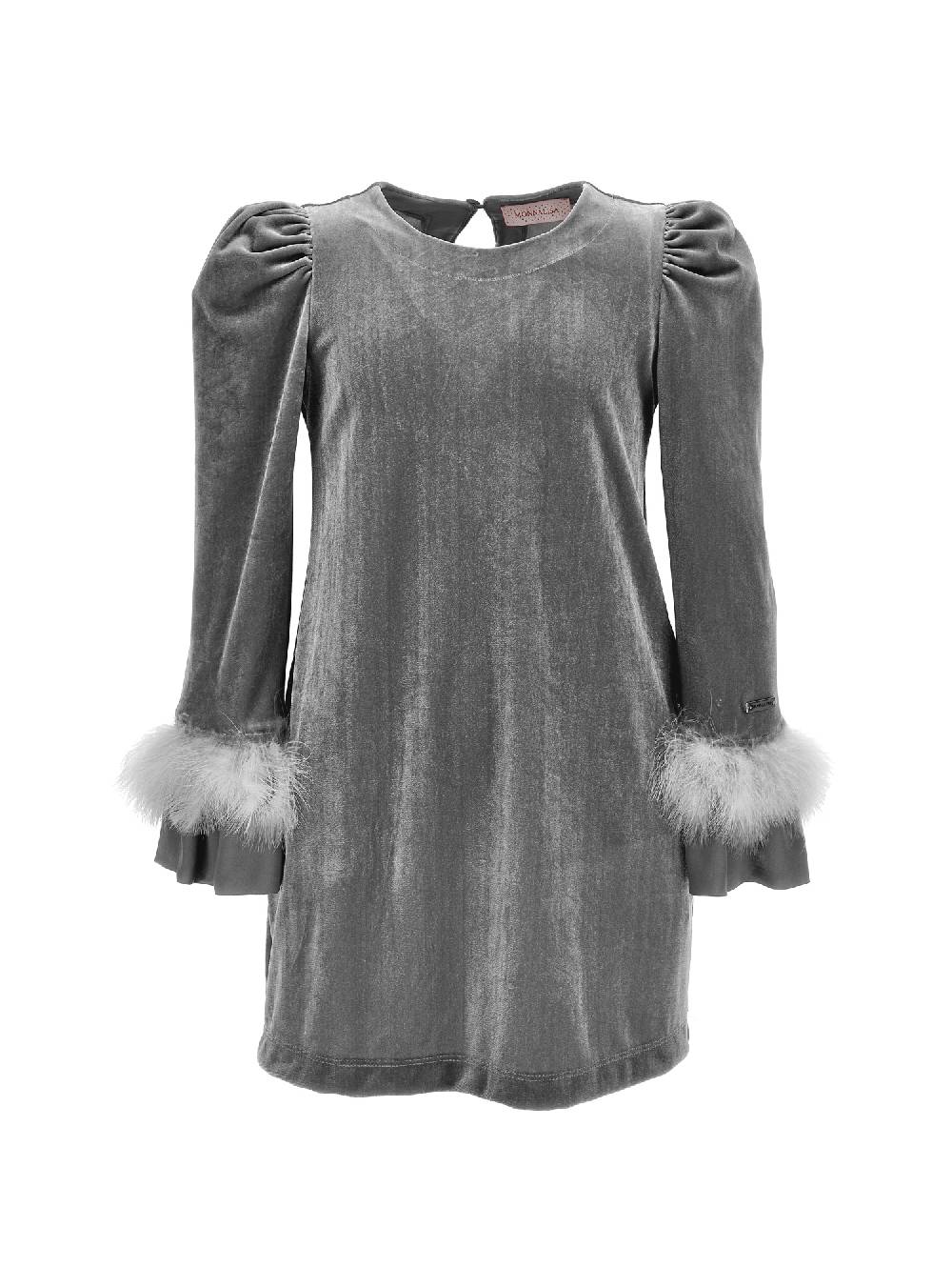 Monnalisa Abito bon ton ciniglia