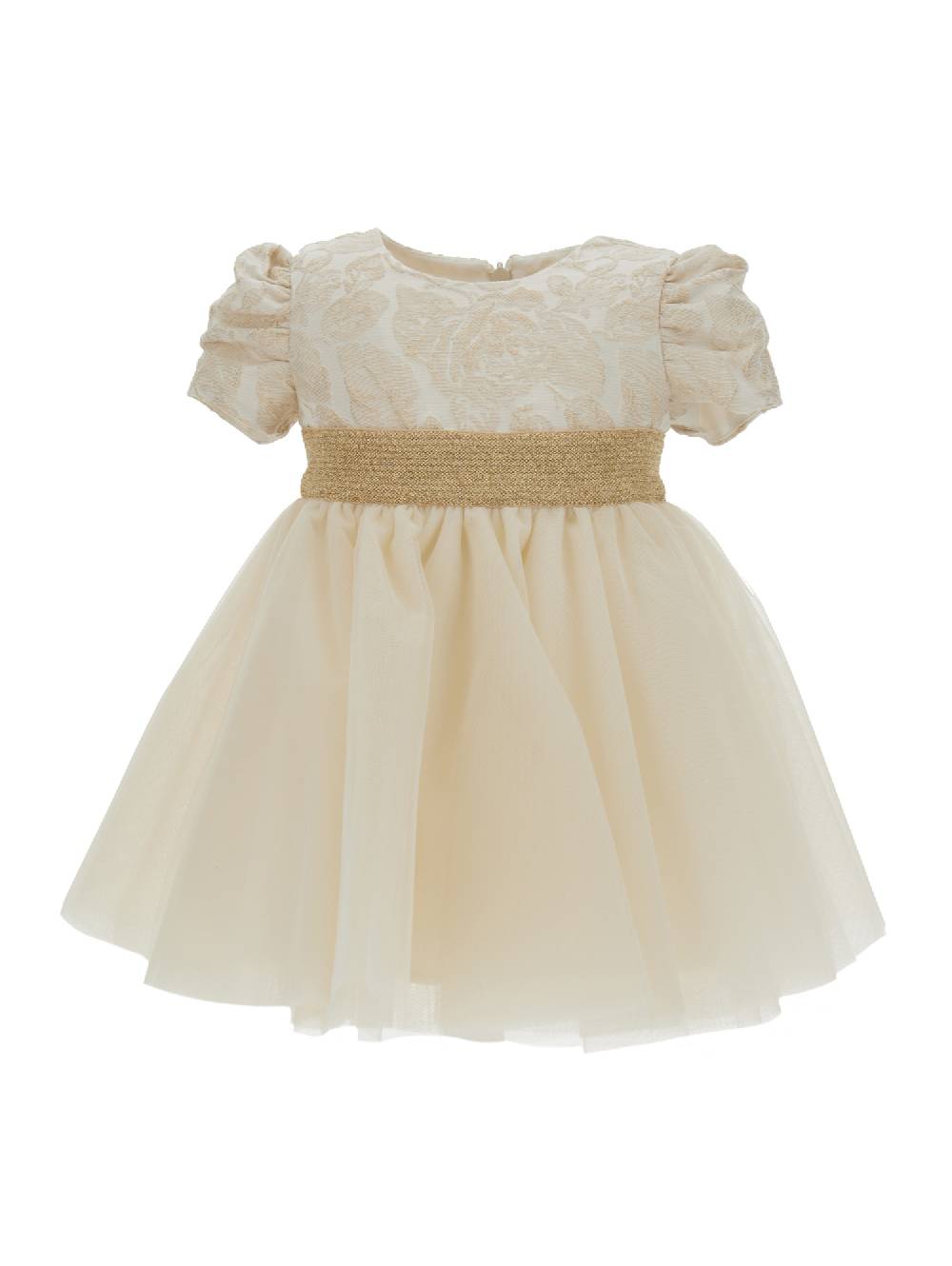 Monnalisa Abito broccato e tulle