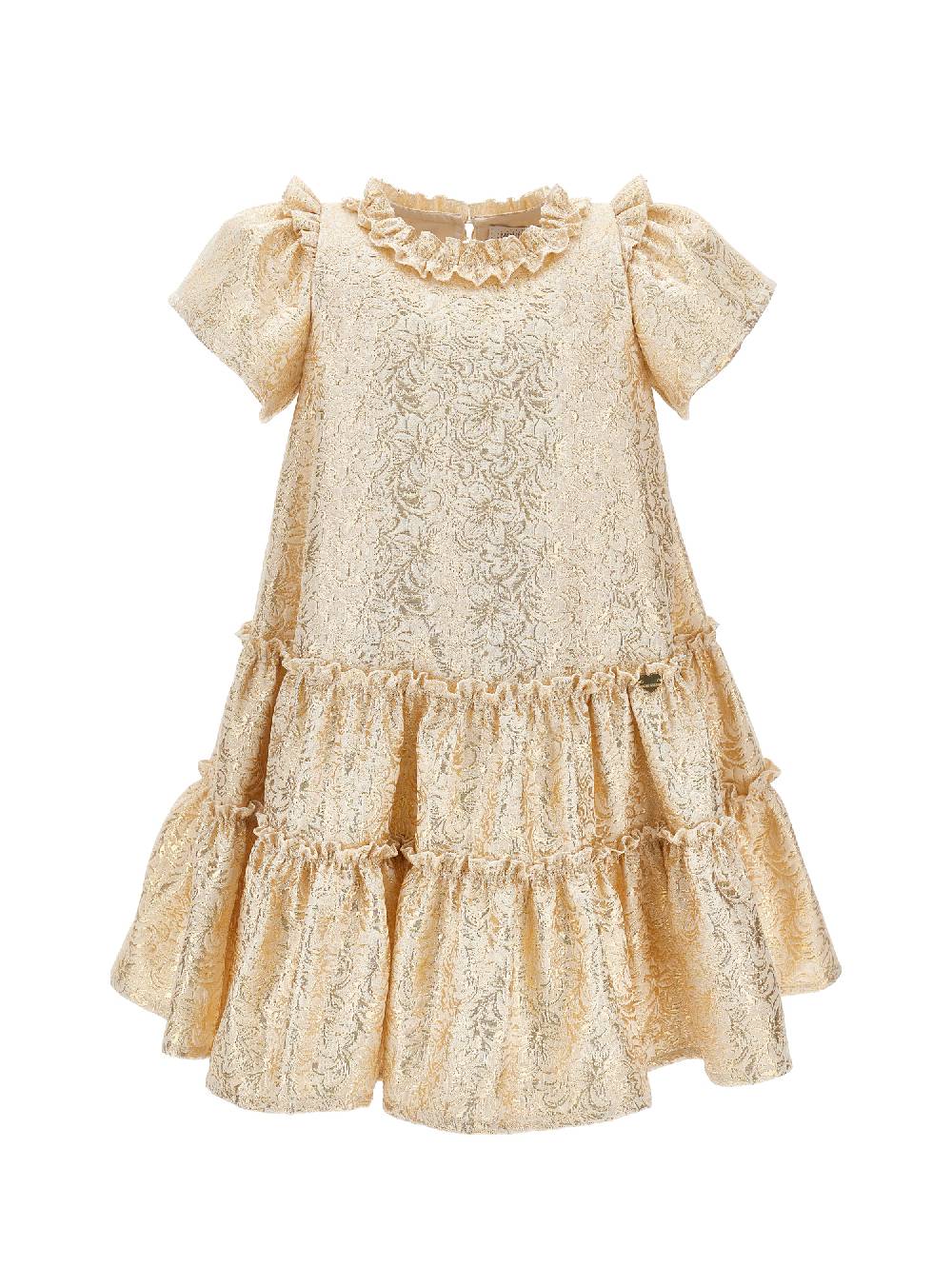 Monnalisa Abito broccato lurex