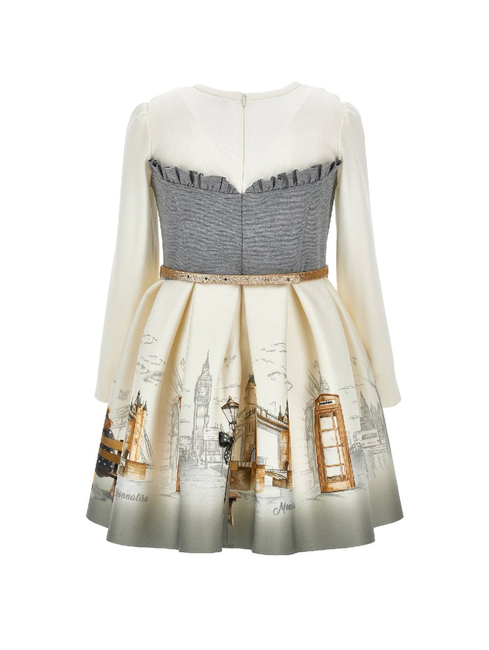 Monnalisa Abito Bustier Ispirazione Londra