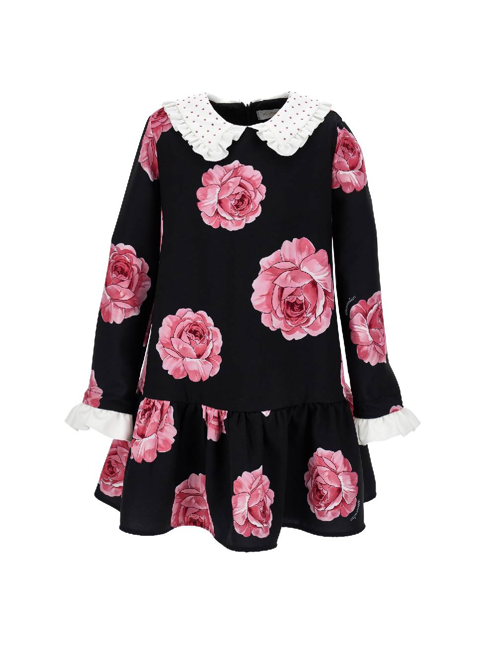 Monnalisa Abito cady con colletto