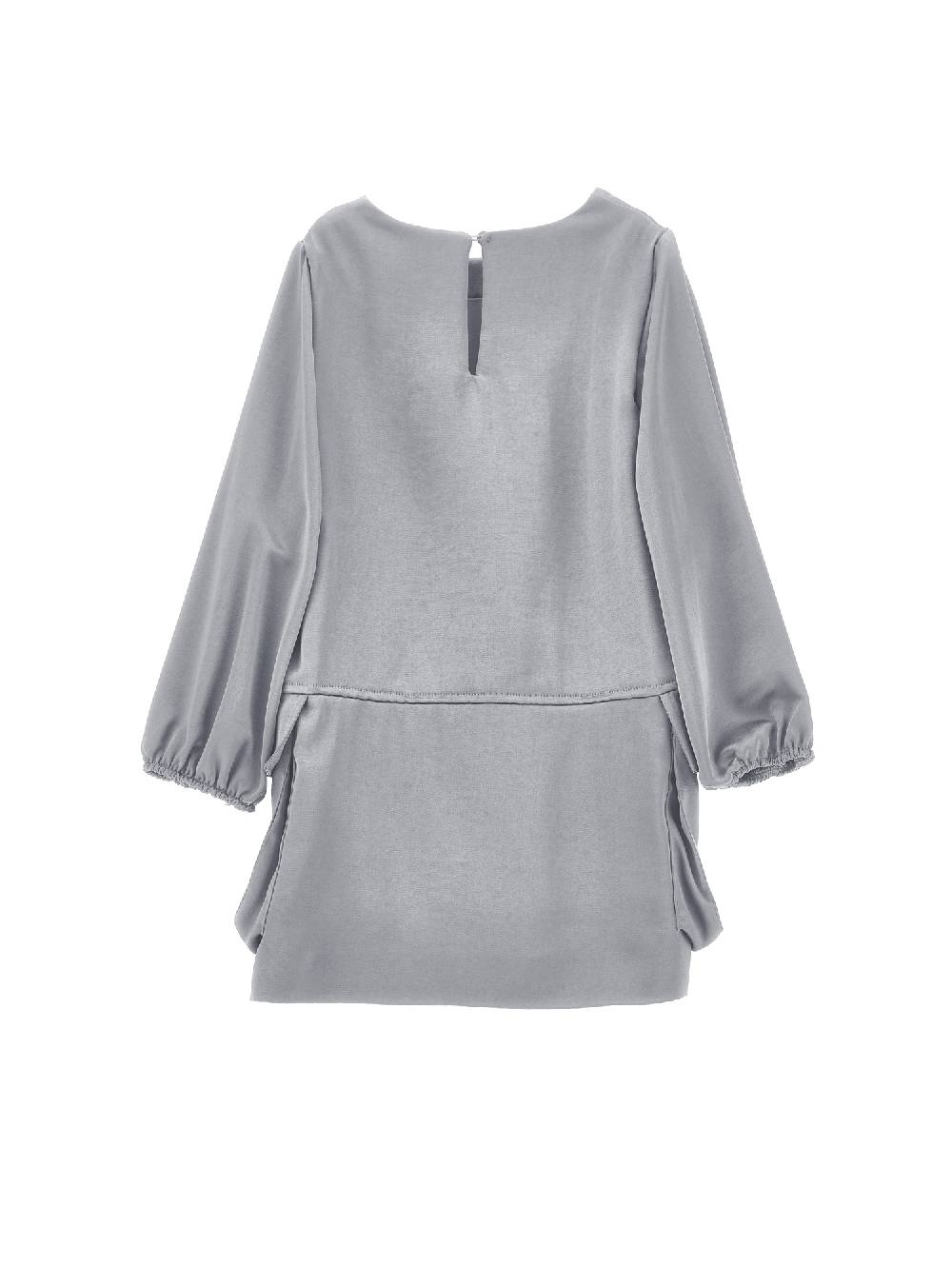 Monnalisa Abito Cargo Raso Chic