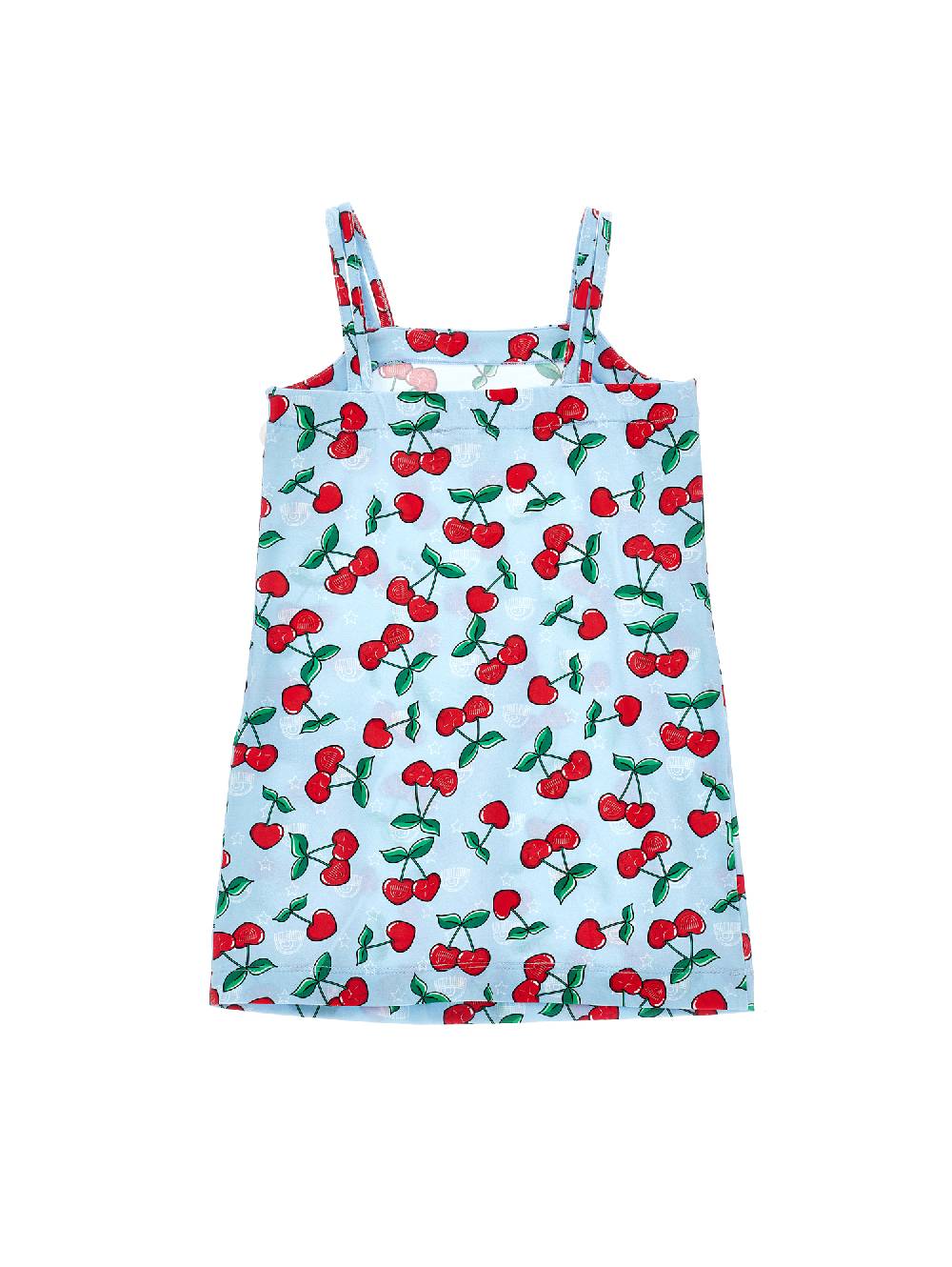 Monnalisa Abito CFCherryprint Con Spalline