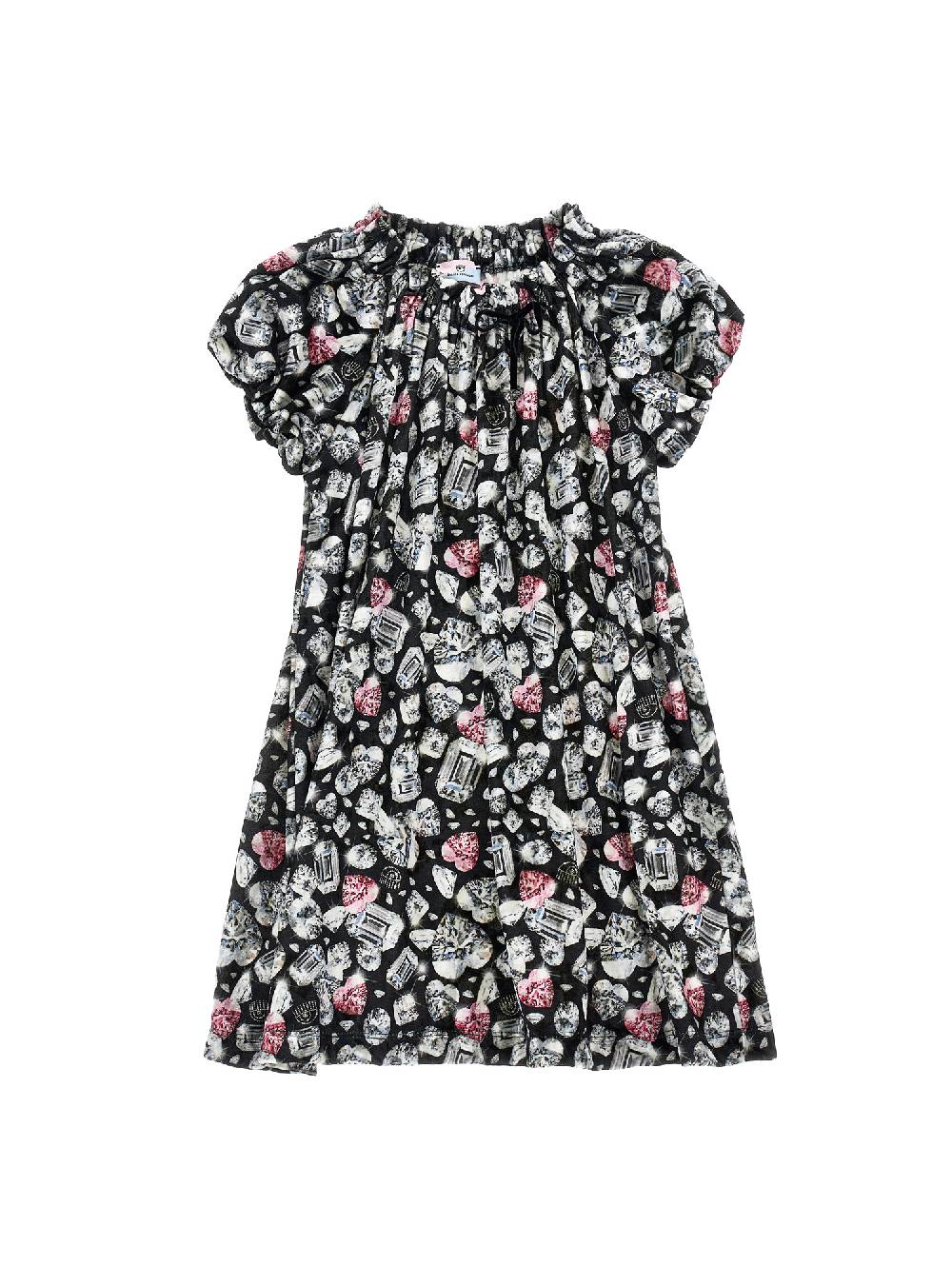 Monnalisa Abito ciniglia CF Diamonds