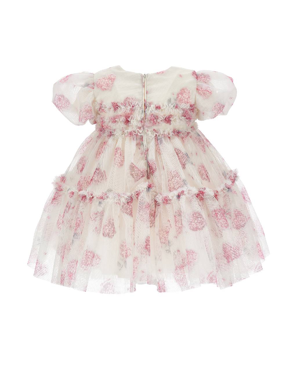 Monnalisa Abito Compleanno Tulle Floreale