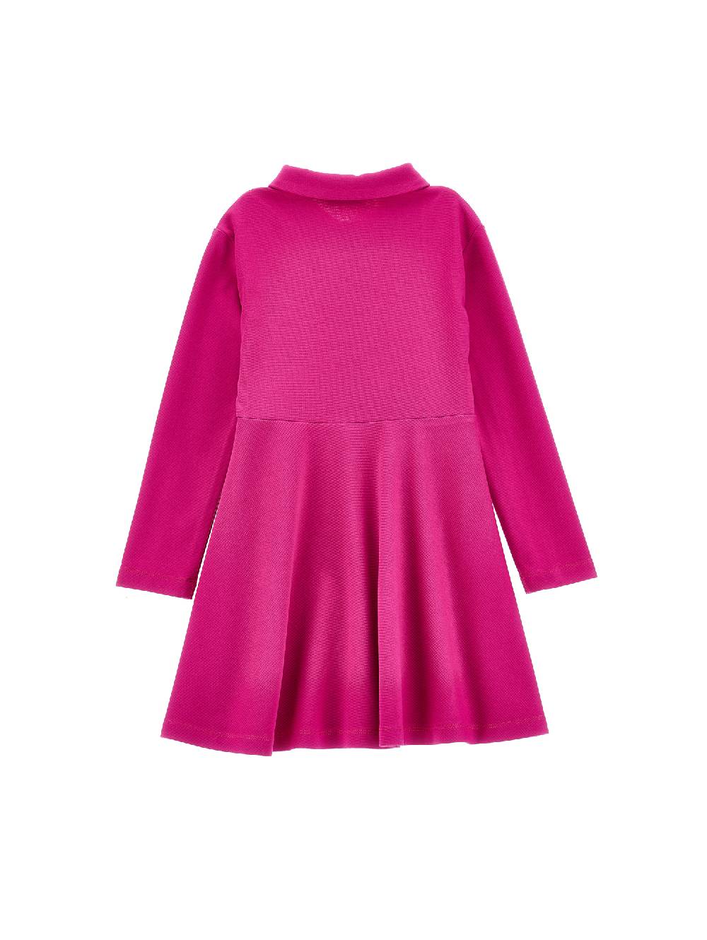 Monnalisa Abito Con Colletto CF Iconic Logo