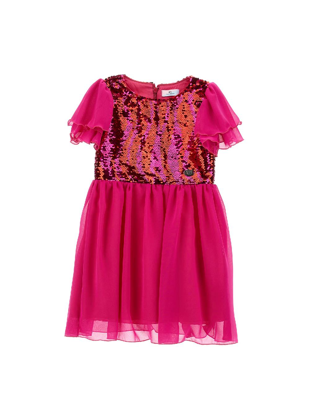 Monnalisa Abito con top paillettes CF Zebra