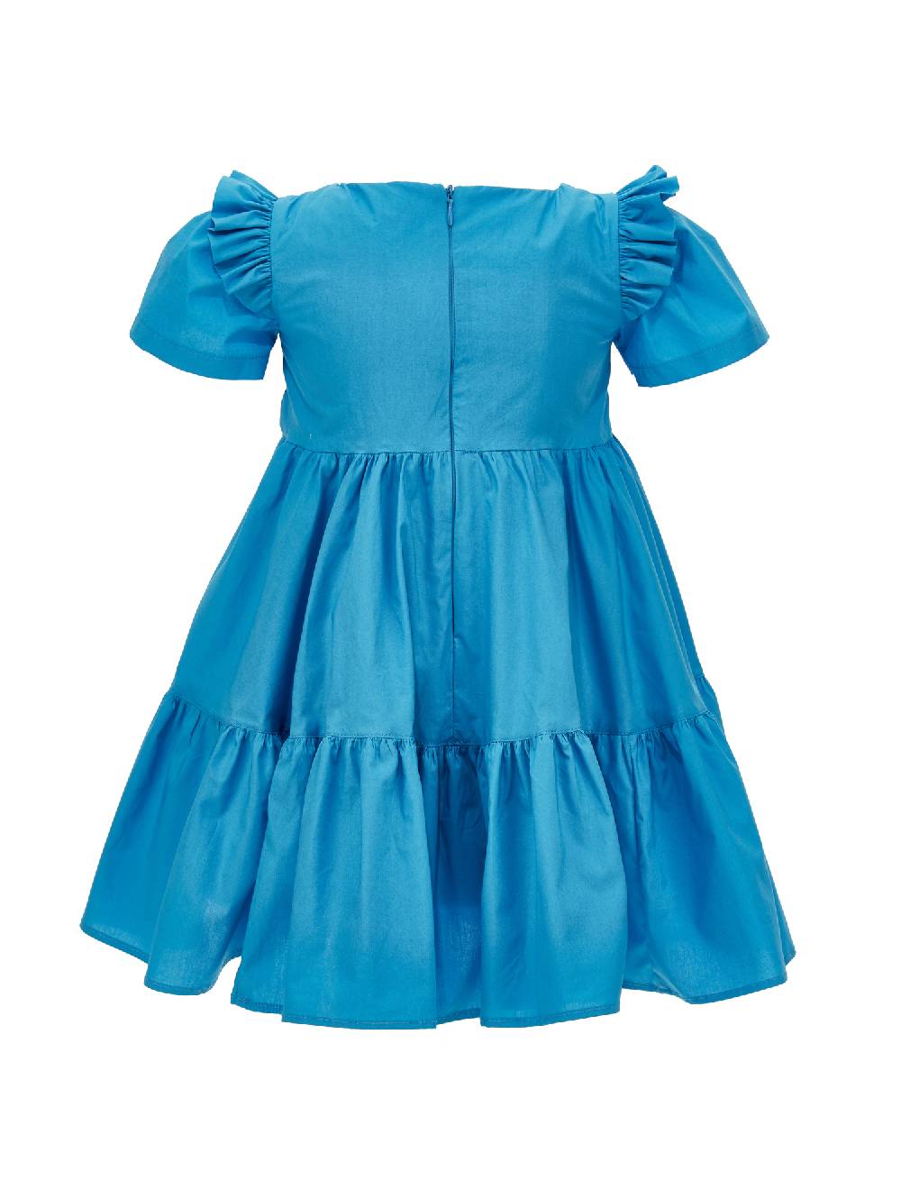 Monnalisa Abito Cotone Con Balze