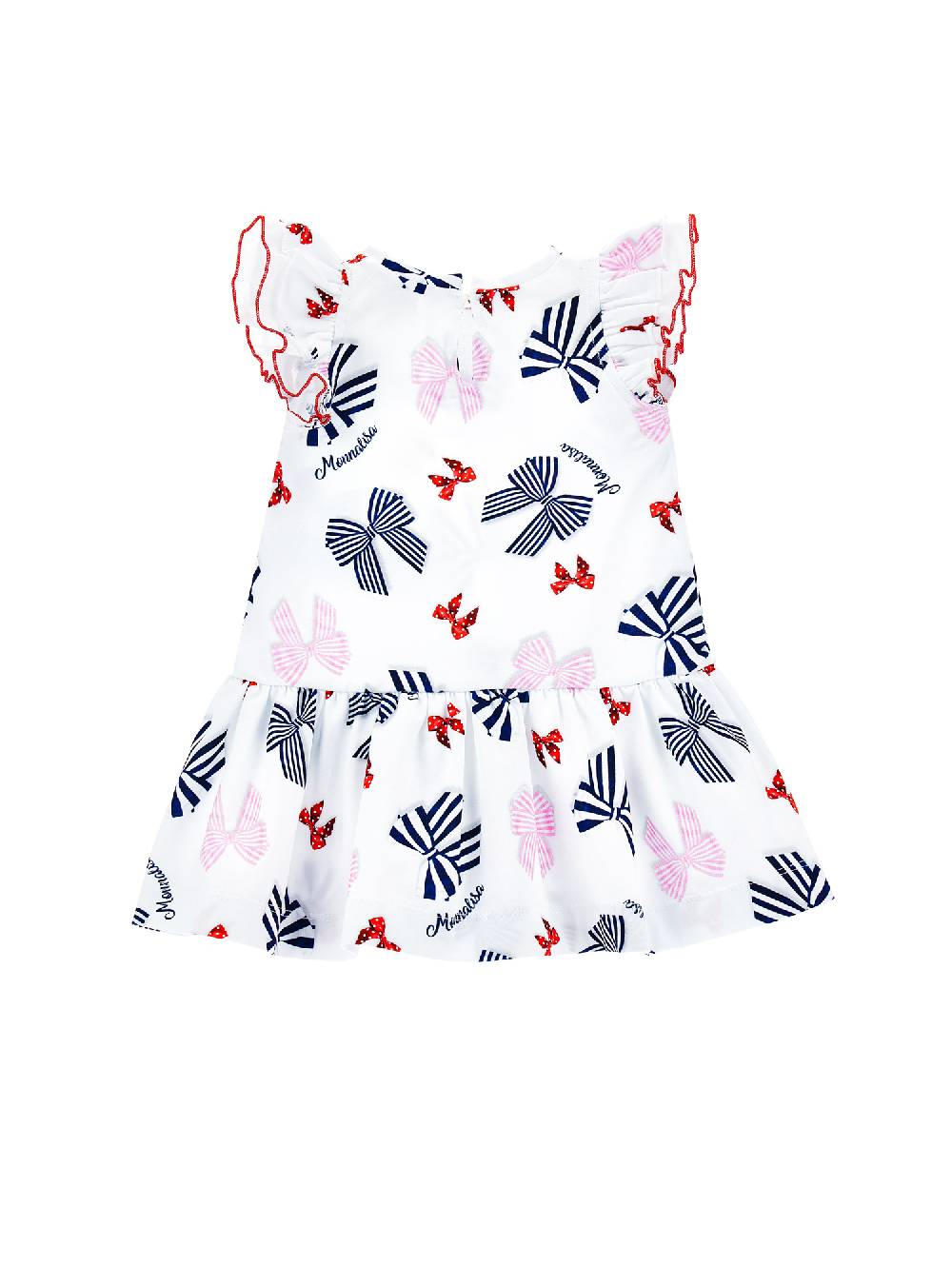 Monnalisa Abito Cotone Vita Bassa