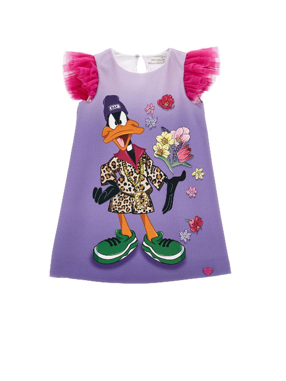 Monnalisa Abito crêpe Daffy Duck